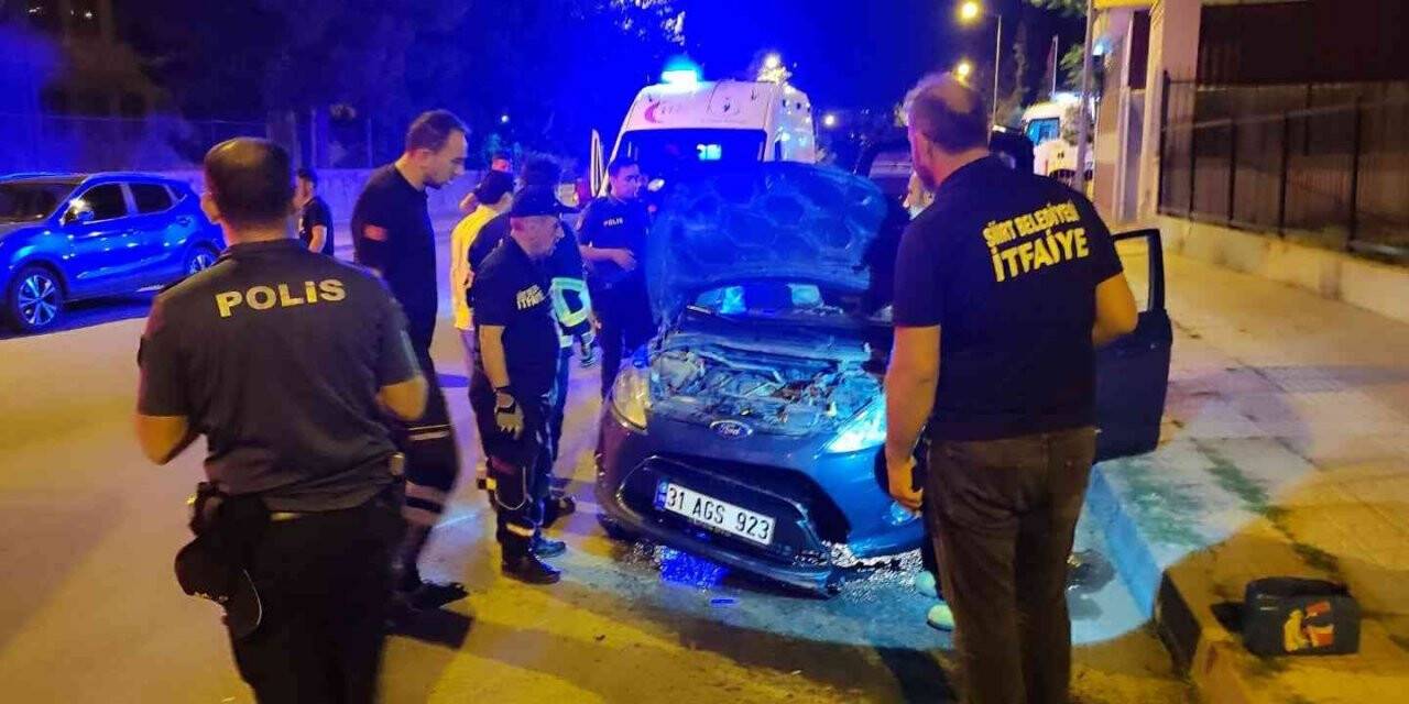 Siirt’te kontrolden çıkan araç kaza yaptı: 1 yaralı