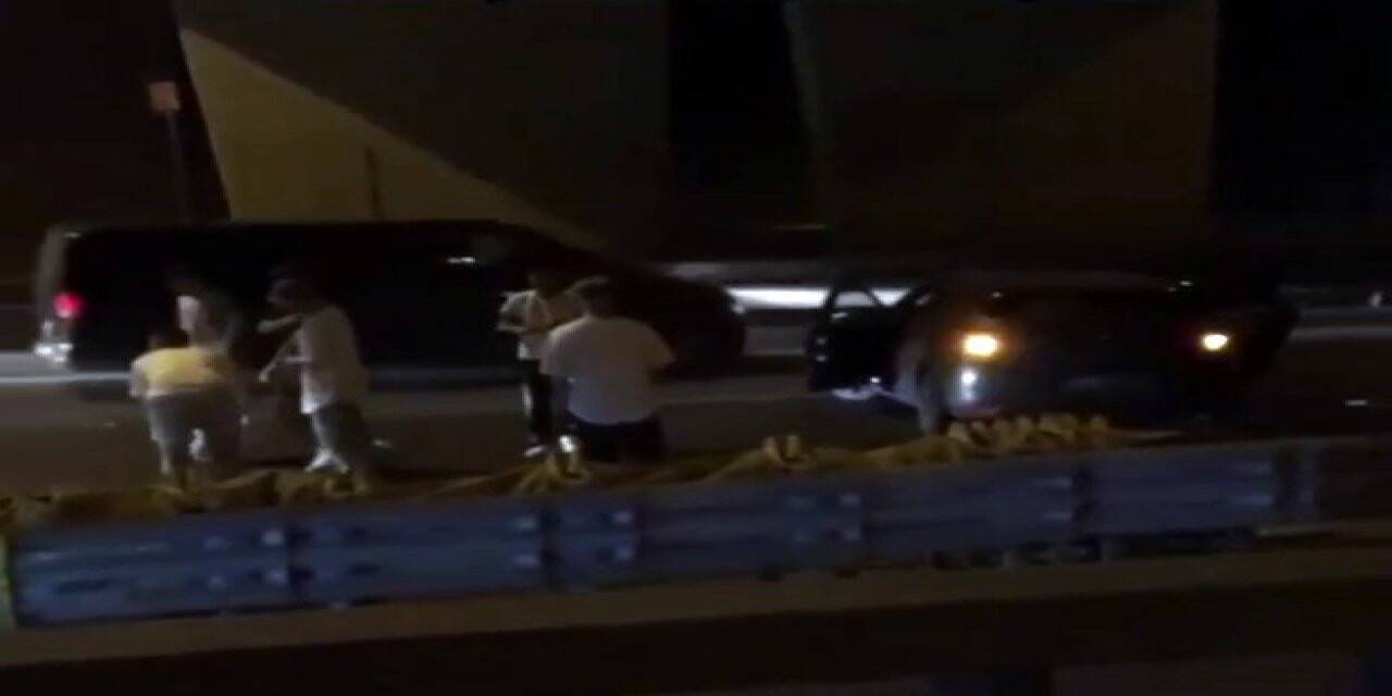 E-5 Karayolu’nda "makas" kazası kamerada