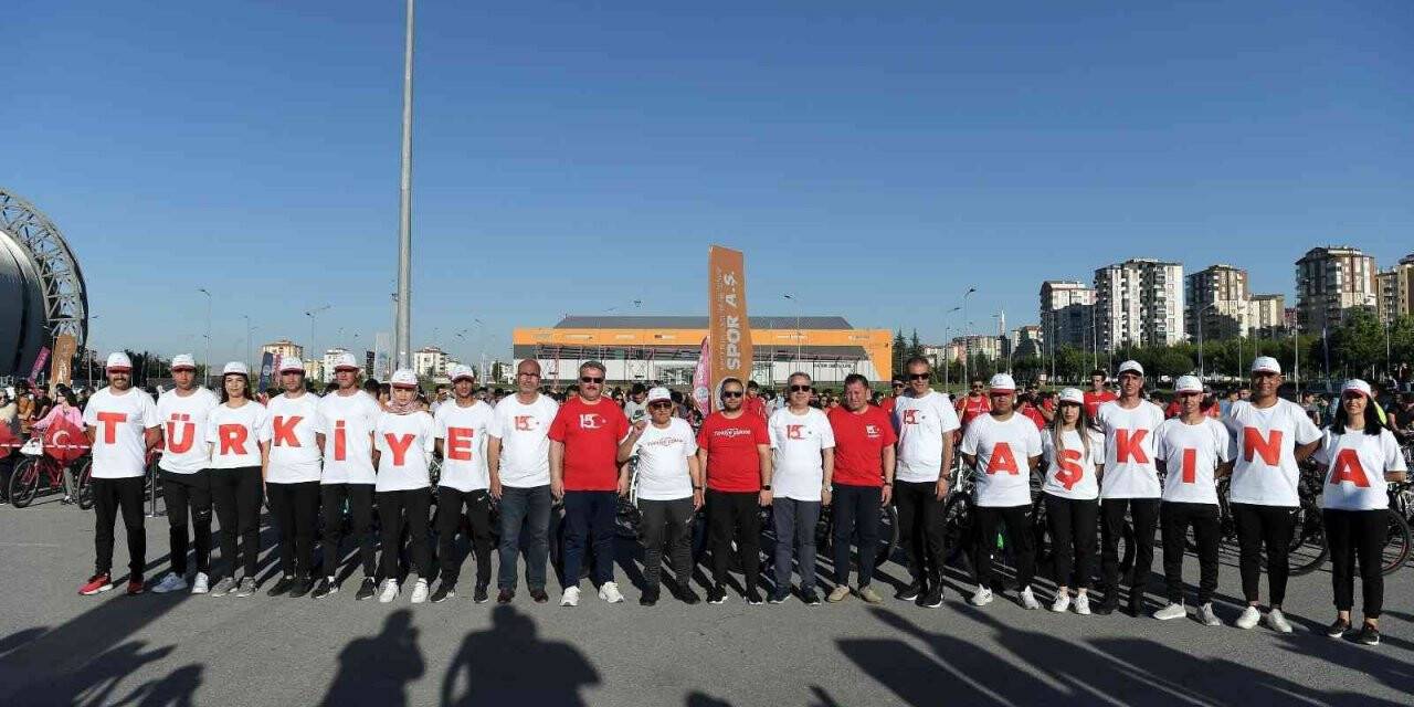 Başkan Büyükkılıç, ’Türkiye aşkına’ pedalladı
