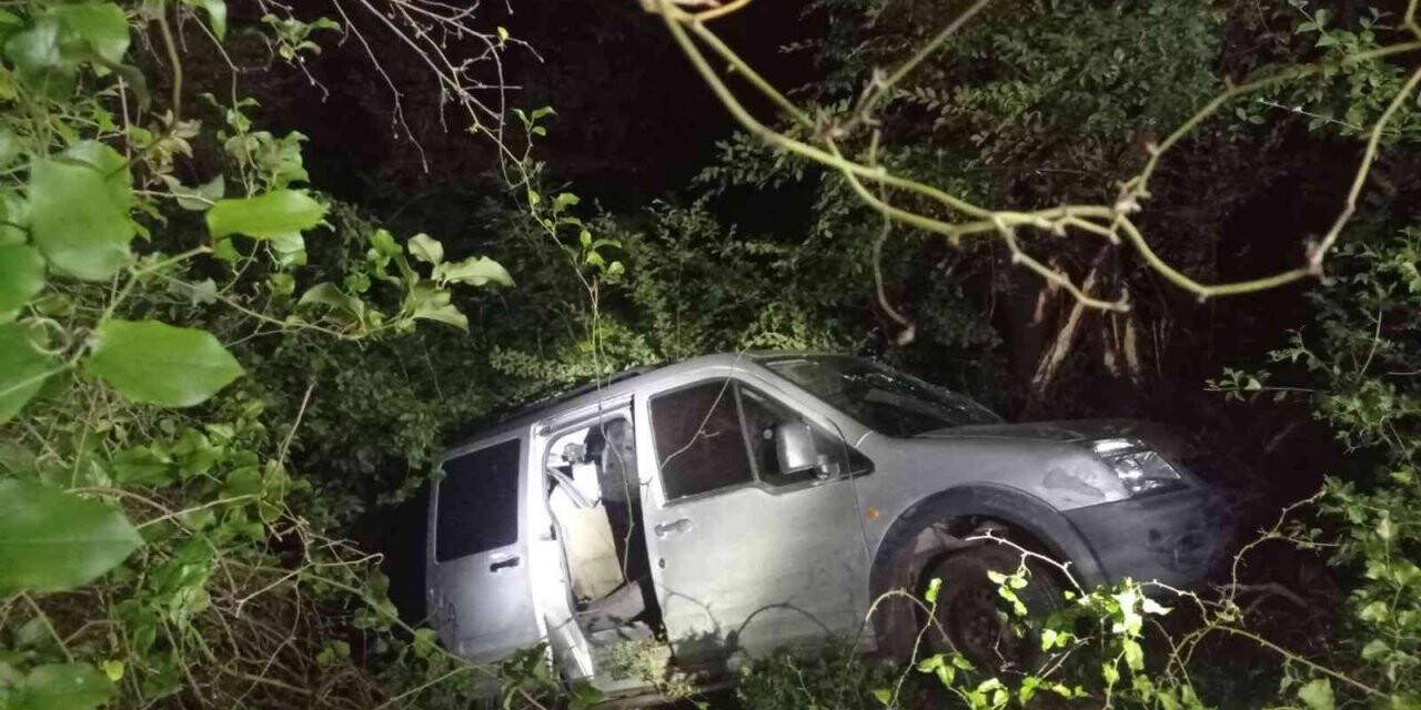 Uçuruma yuvarlanmaktan ağaçlar sayesinde kurtuldular