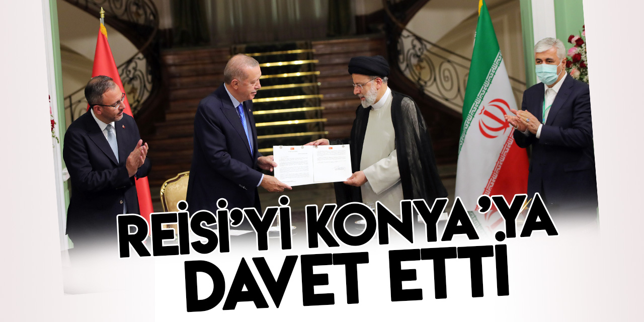 Cumhurbaşkanı Erdoğan, İran Cumhurbaşkanı Reisi'yi Konya 2021'e davet etti
