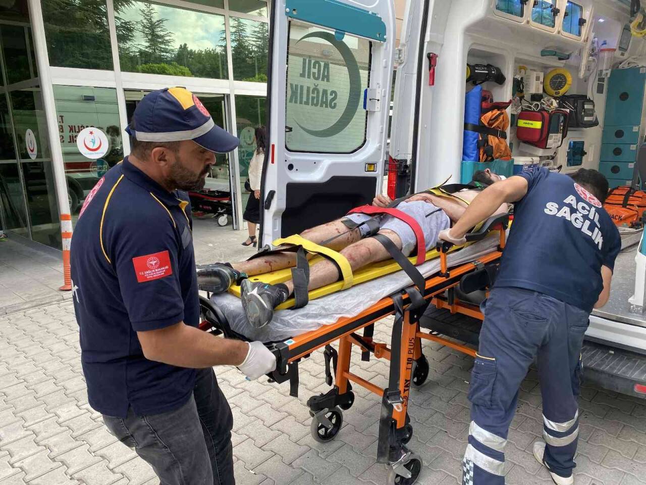 Kulu’da darp edilen genç hastanelik oldu