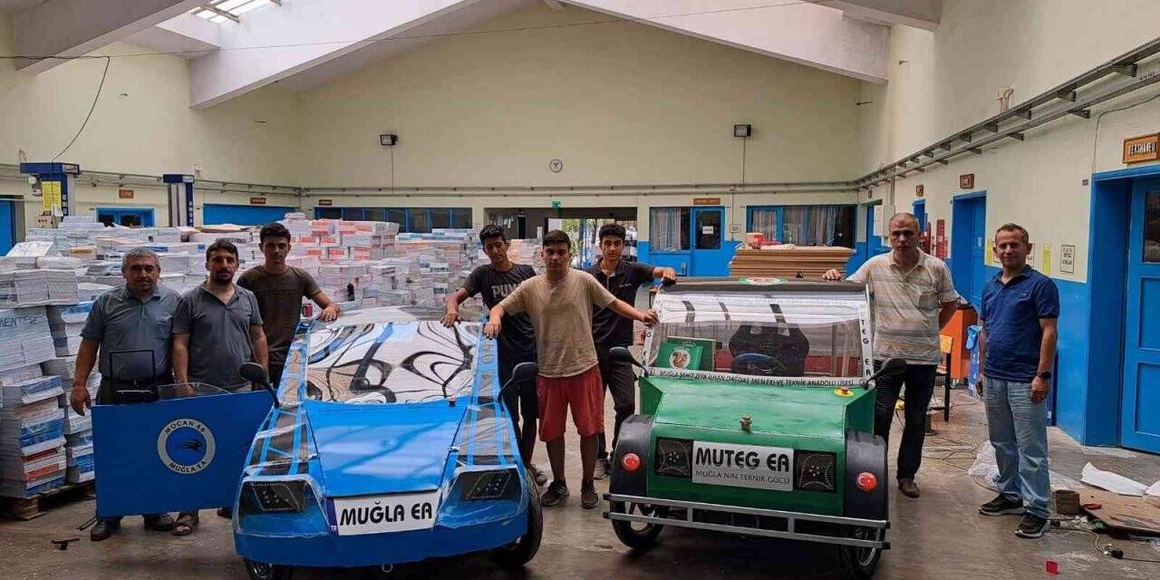 Muğla’daki teknik lise TEKNOFEST’te iki elektrikli araçla yarışacak