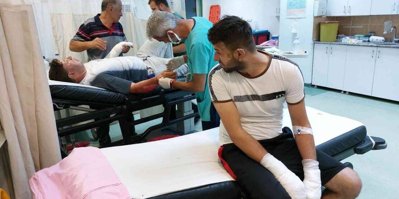 Çakmak bomba gibi patladı: 2 yaralı
