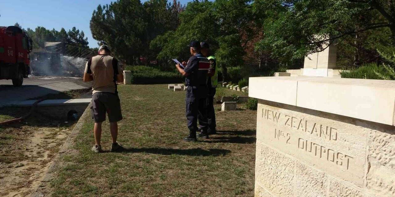 Yeni Zelanda Mezarlığı yanmaktan son anda kurtarıldı