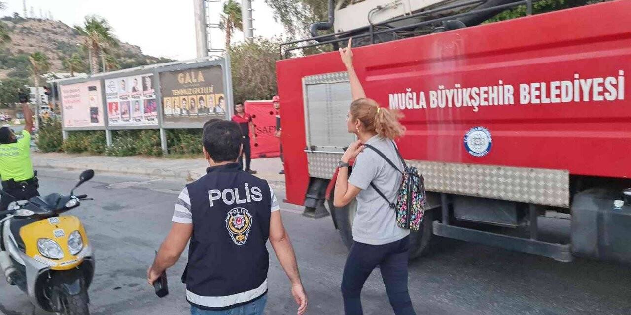 Bodrum’da korku dolu dakikalar