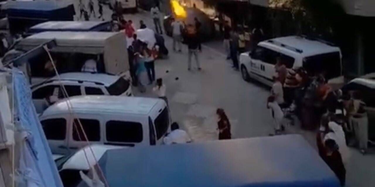 Gelin getirme töreninde maganda dehşet saçtı