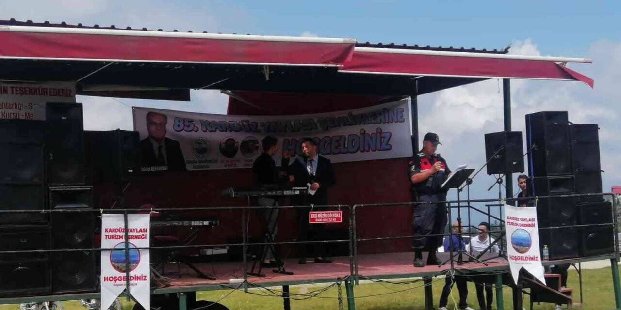 Jandarmadan yayla şenliğinde erkeklere eğitim