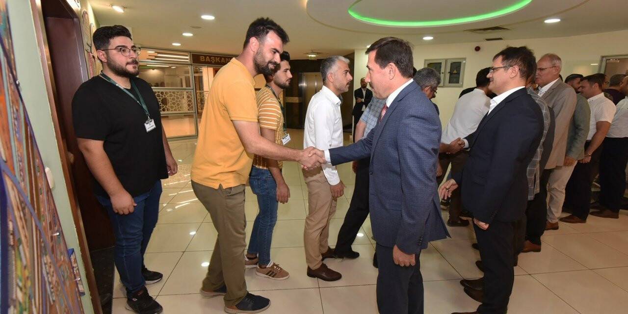 Başkan Hasan Kılca, çalışma arkadaşlarıyla bayramlaştı