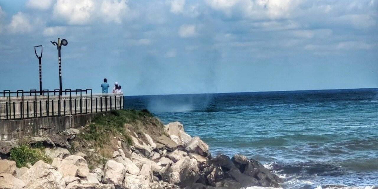 Kastamonu’da denizde korkutan hortum