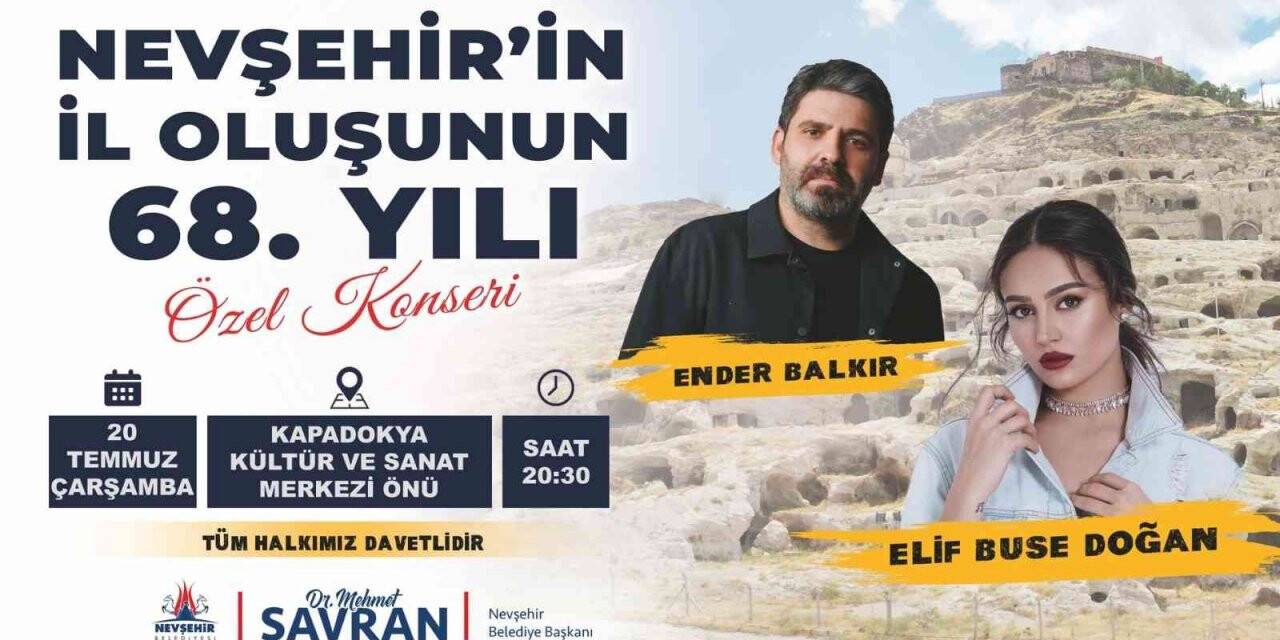Nevşehir’in il oluşunun 68. yıl dönümü kutlanacak
