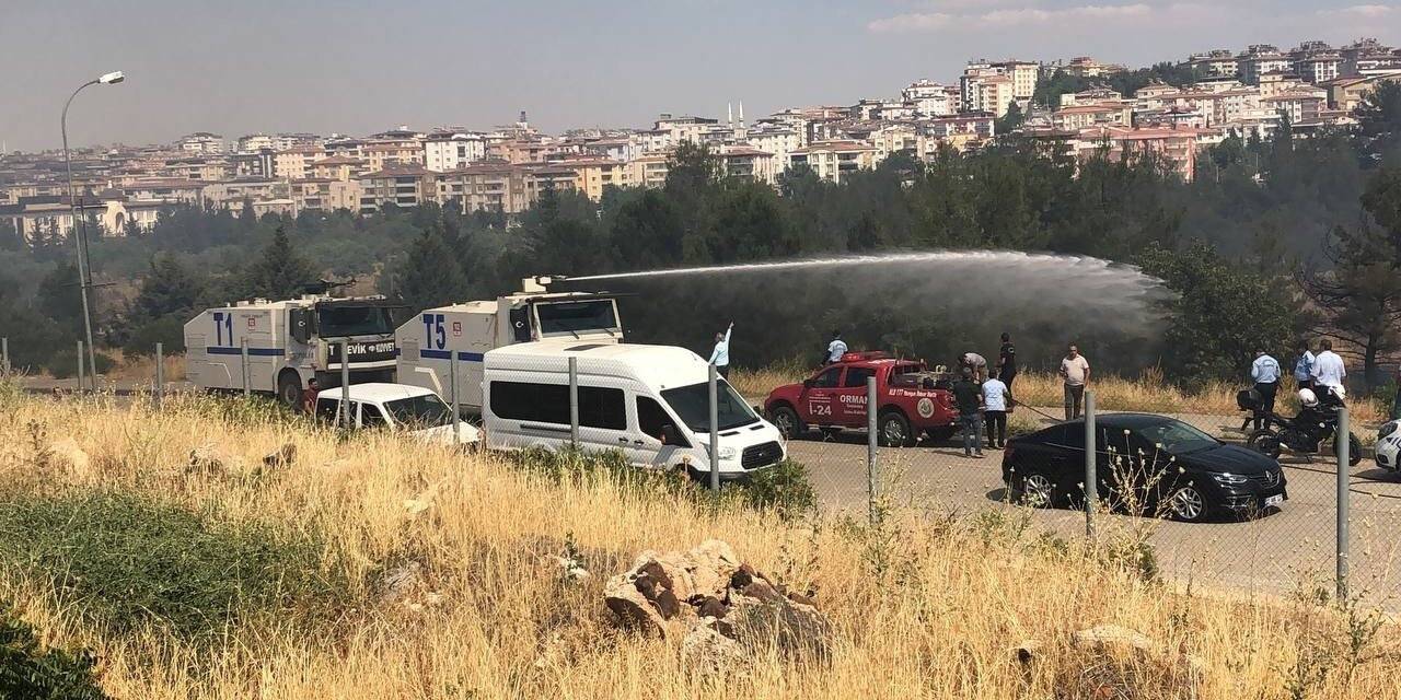 Gaziantep’te orman yangını
