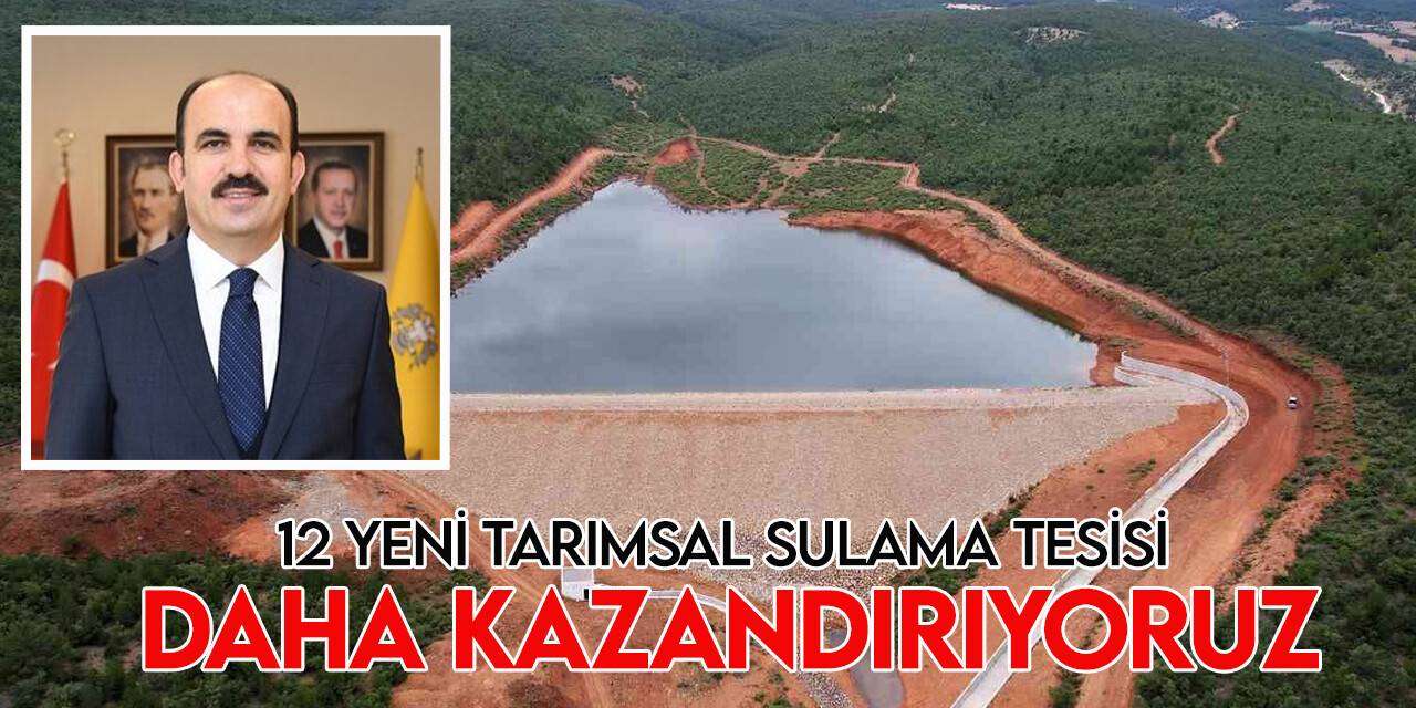 Konya'da 12 tarımsal sulama tesisinin yapımı devam ediyor