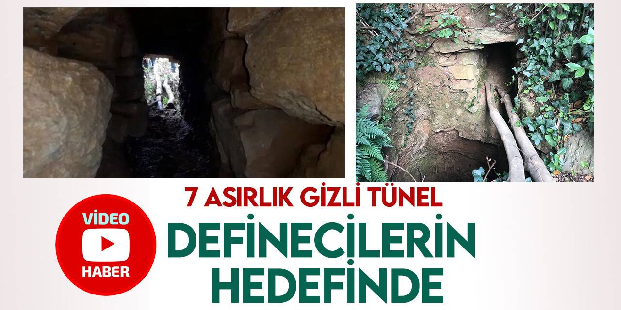 Üsküdar’da keşfedilmemiş 7 asırlık gizli tüneli defineciler talan etti