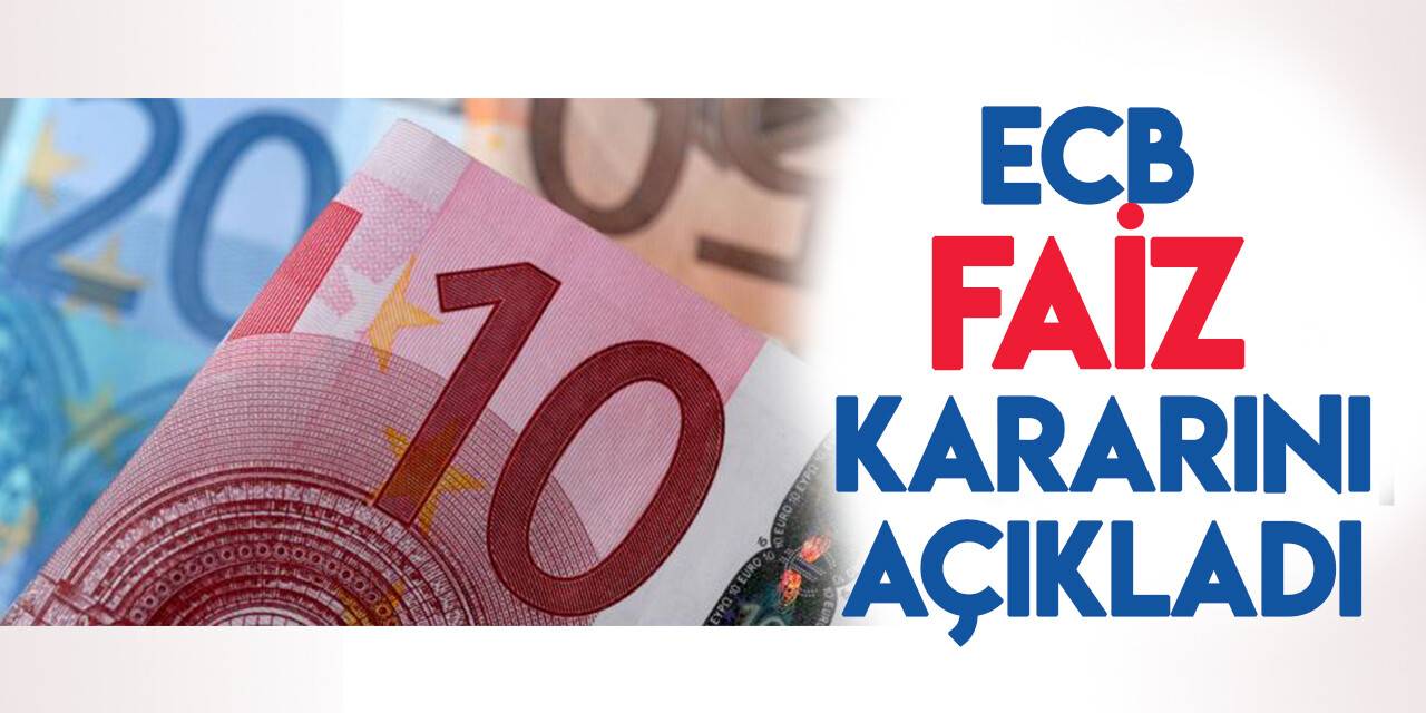ECB politika faizini 50 baz puan arttırdı