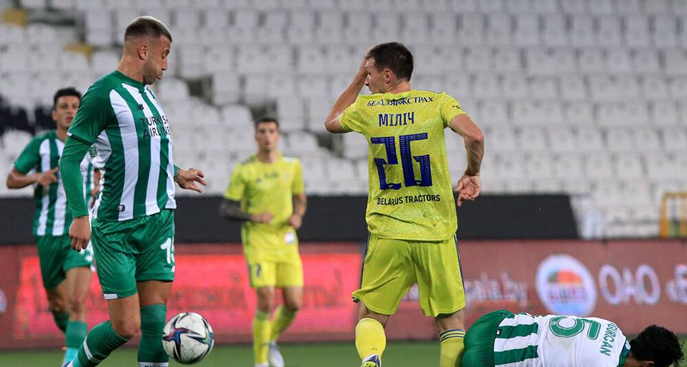 UEFA Konferans Ligi: BATE Borisov: 0 - Konyaspor: 1 (İlk yarı)