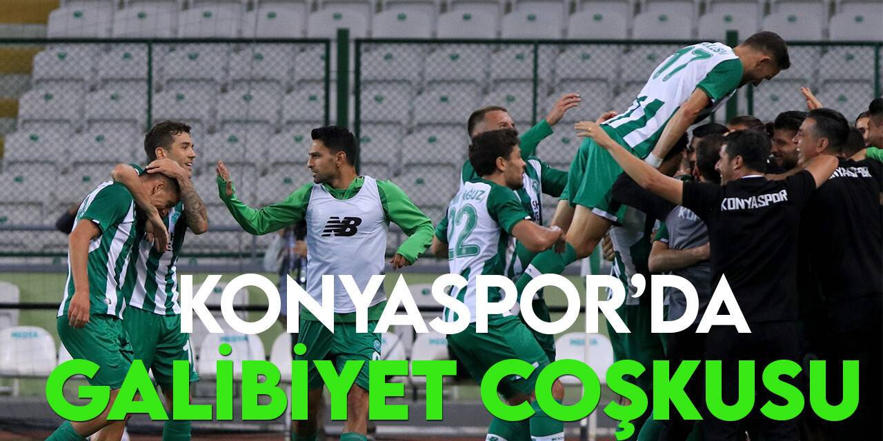 Konyaspor'da galibiyet coşkusu