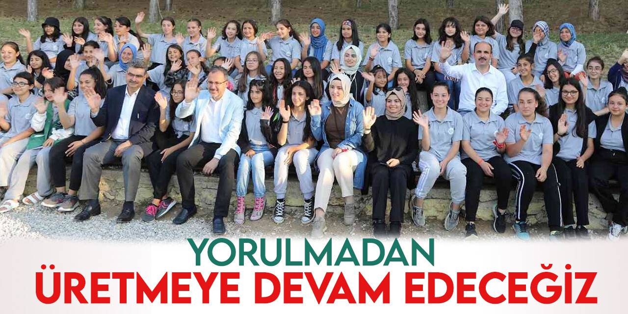 Bakan Kasapoğlu Atabey Gençlik Kampı’nda gençlerle buluştu