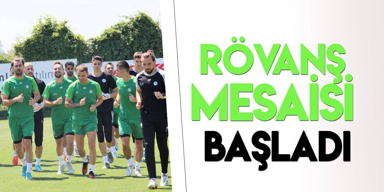 Konyaspor, rövanş maçı hazırlıklarına başladı
