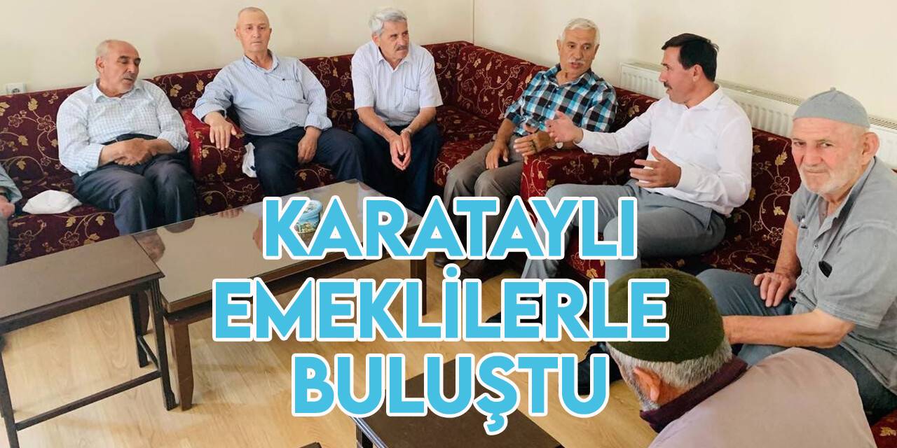 Başkan Hasan Kılca, Emekli Konağı’nda vatandaşlarla bir araya geldi