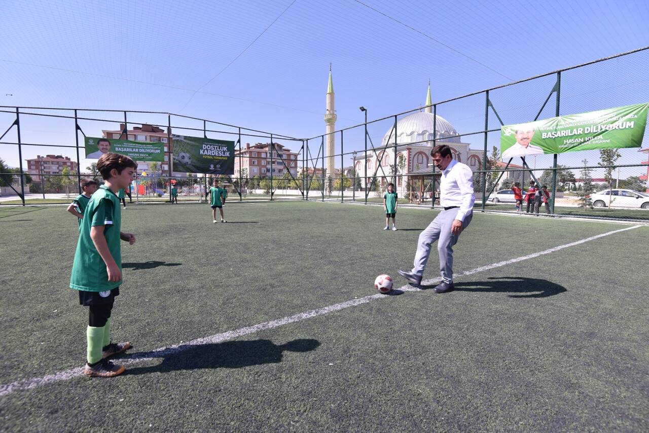 Karatay’da Yaz Kuran Kursları Arası Dostluk ve Kardeşlik Futbol Turnuvası başladı