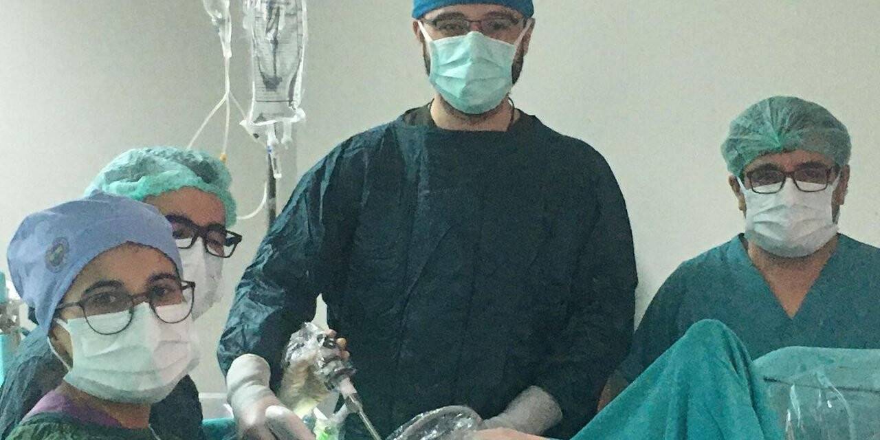 Laparoskopik yöntemle kapalı olarak prostat kanseri ameliyatı yapıldı