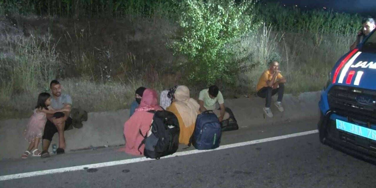 Havasızlıktan ölmek üzereyken jandarmanın dikkati sayesinde kurtarıldılar