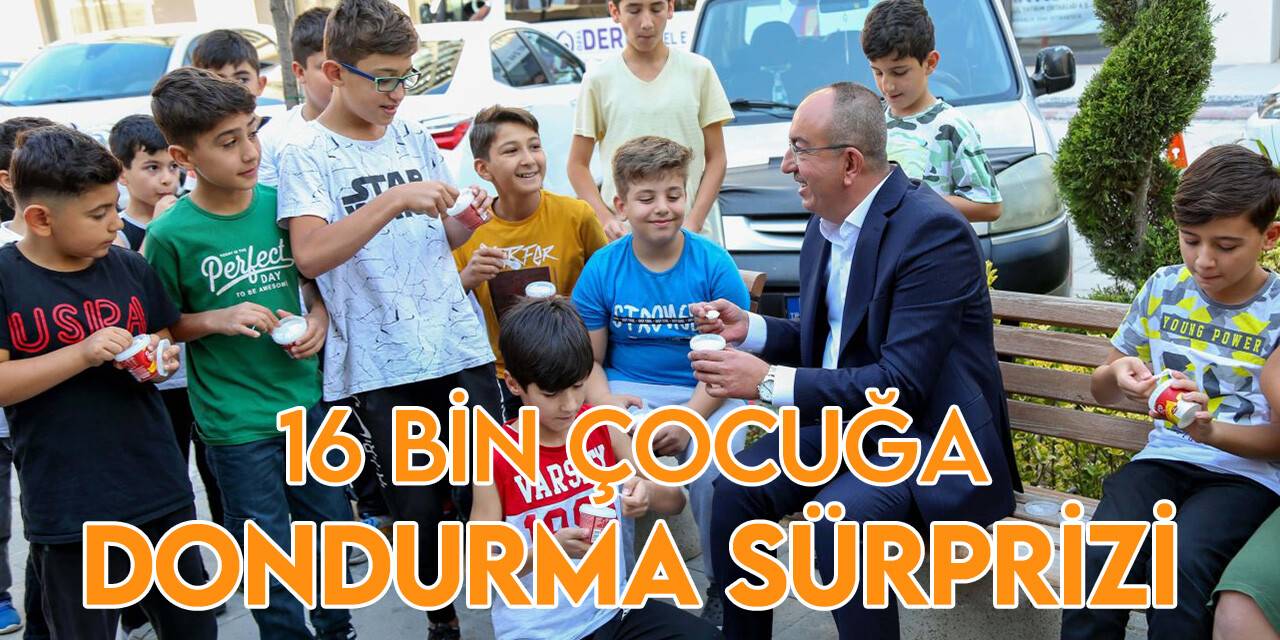 Başkan Kavuş’tan yaz Kur’an kursu öğrencilerini serinleten sürpriz