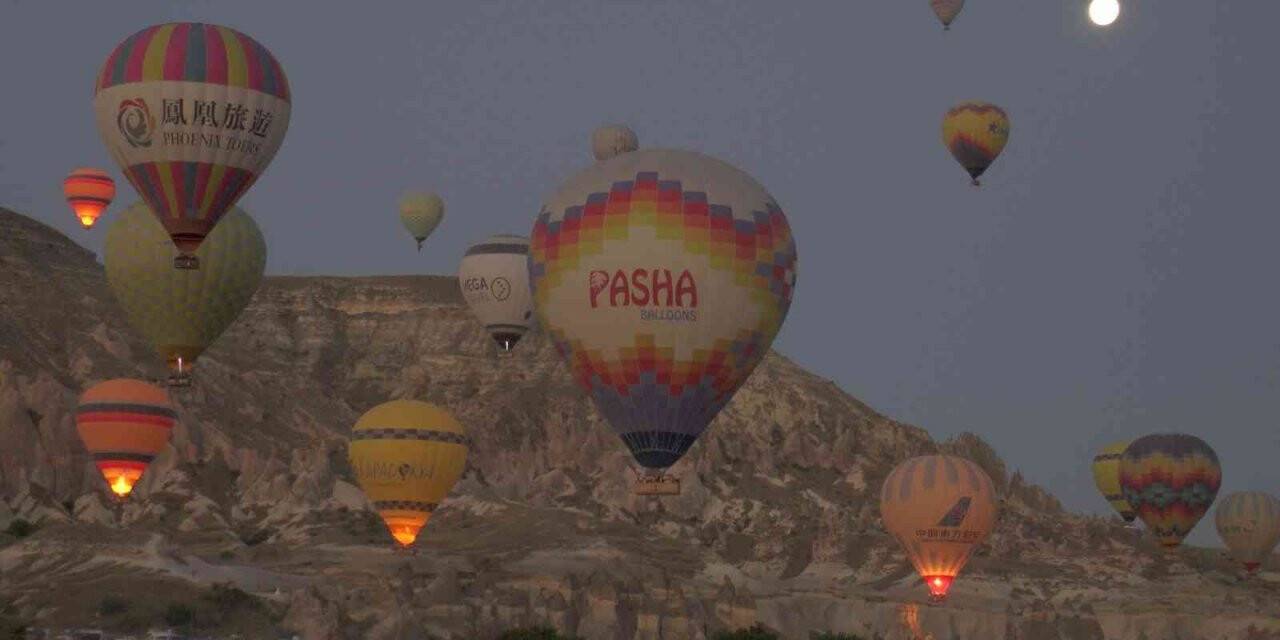 Kapadokya’da görsel şölen devam ediyor