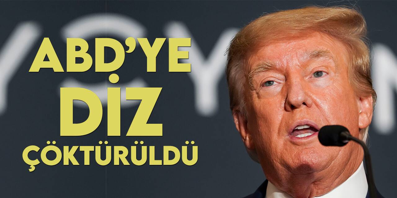 Trump: “ABD’ye kelimenin tam anlamıyla diz çöktürüldü”