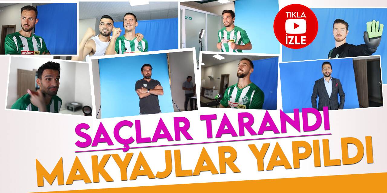 Konyaspor'da katalog çekimleri yapıldı
