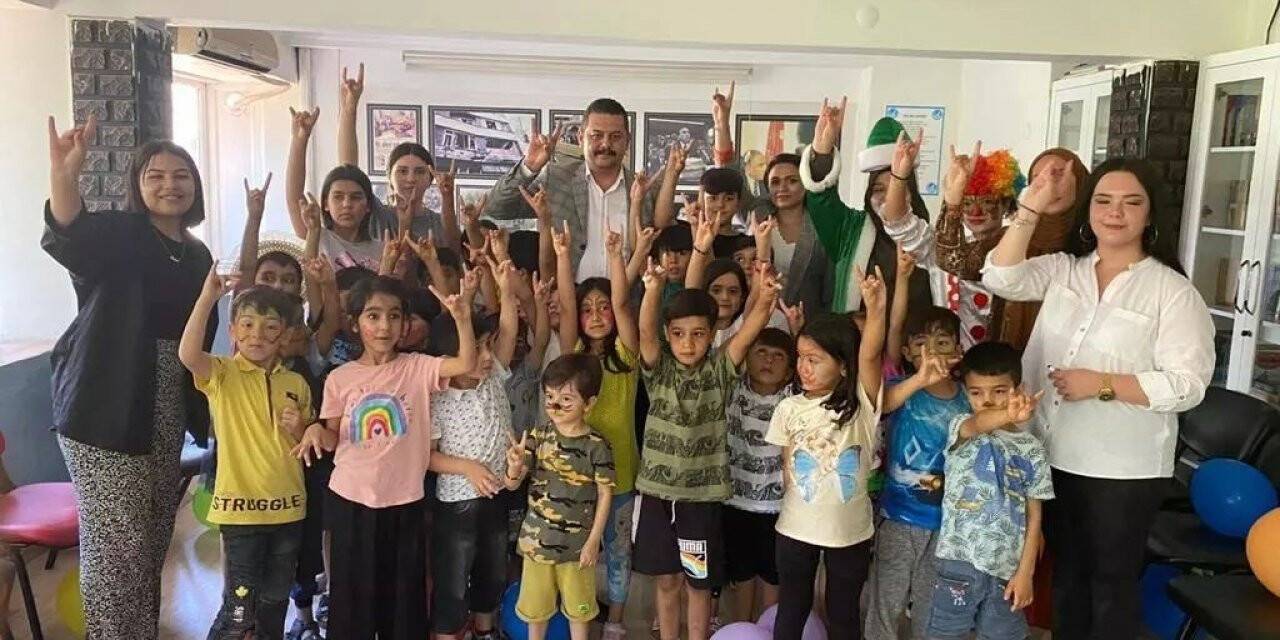 Denizli’de ‘Çocuklar İçin Eğitim’ projesi miniklerin katılımıyla devam ediyor