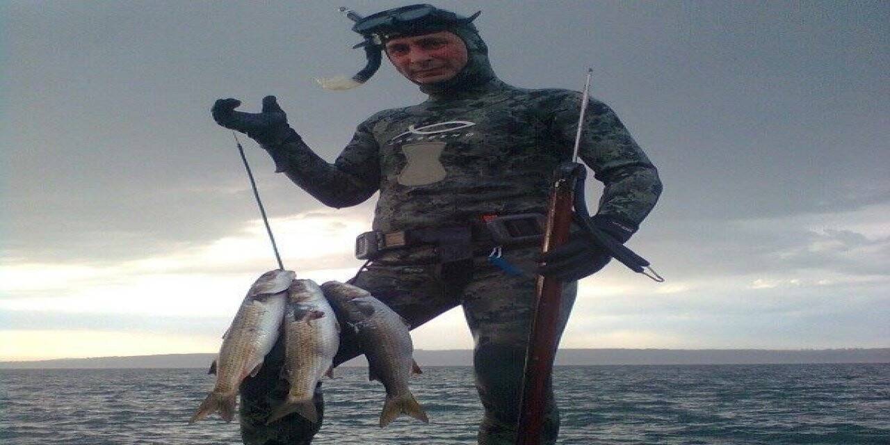 Zıpkınla balık avı sonu oldu