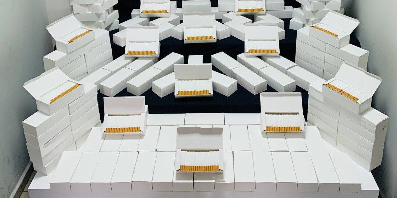 Denizli’de 10 binlerce kaçak tütün malzemesi ele geçirildi