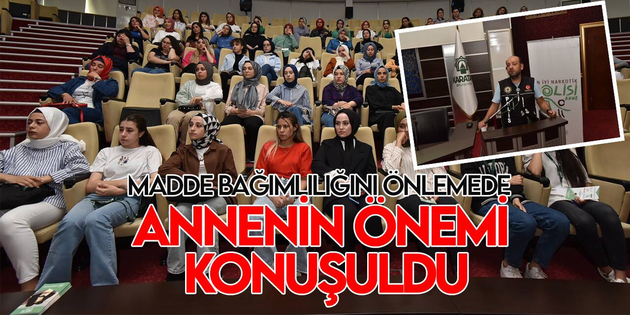 "En İyi Narkotik Polisi Anne” Projesi ile belediye personeline Madde Bağımlılığı İle Mücadele Semineri verildi