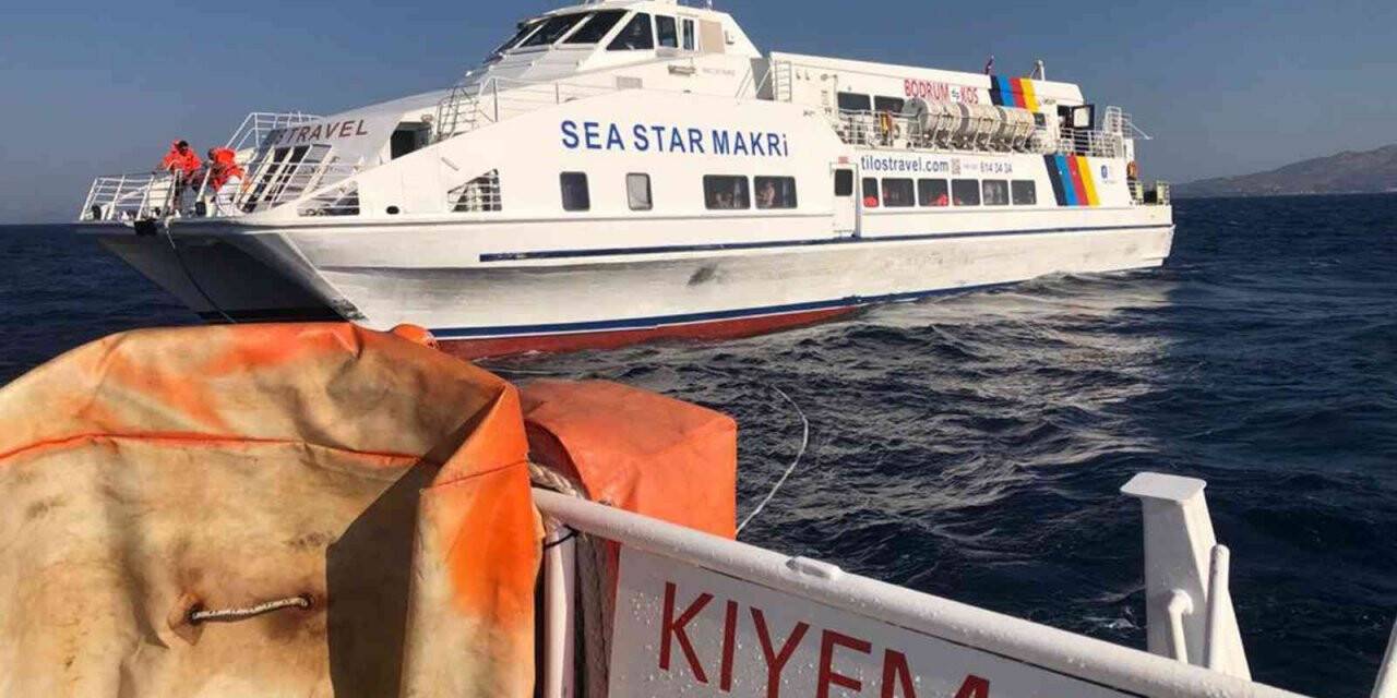218 yolcu bulunan feribottaki yolcular kurtarıldı