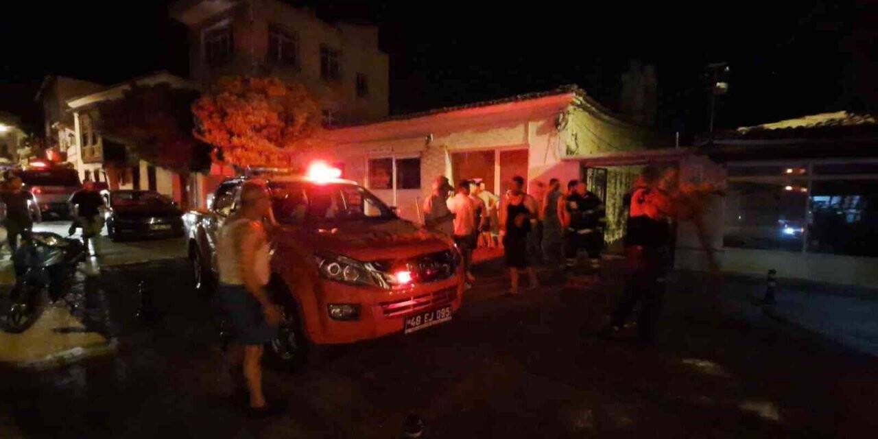 Menteşe’de çıkan yangın paniğe neden oldu