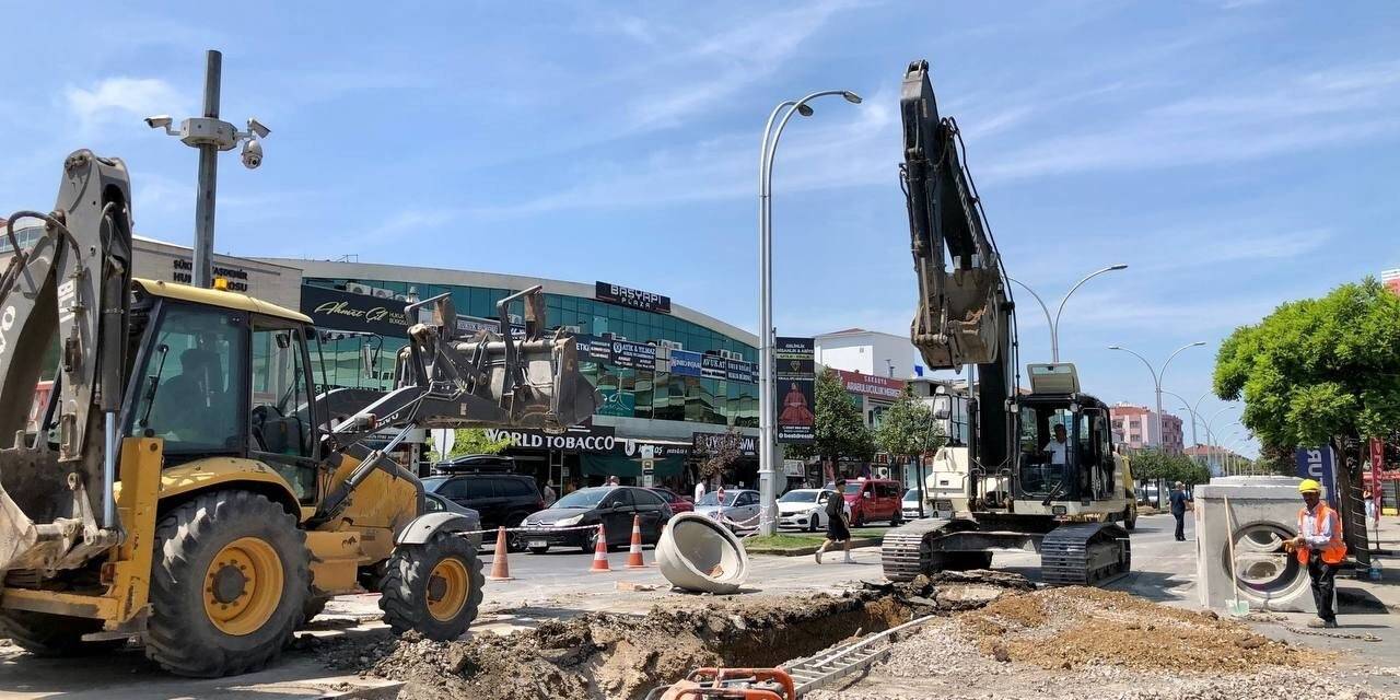 Katlı Pazar bölgesi altyapı çalışmalarında son etaba gelindi