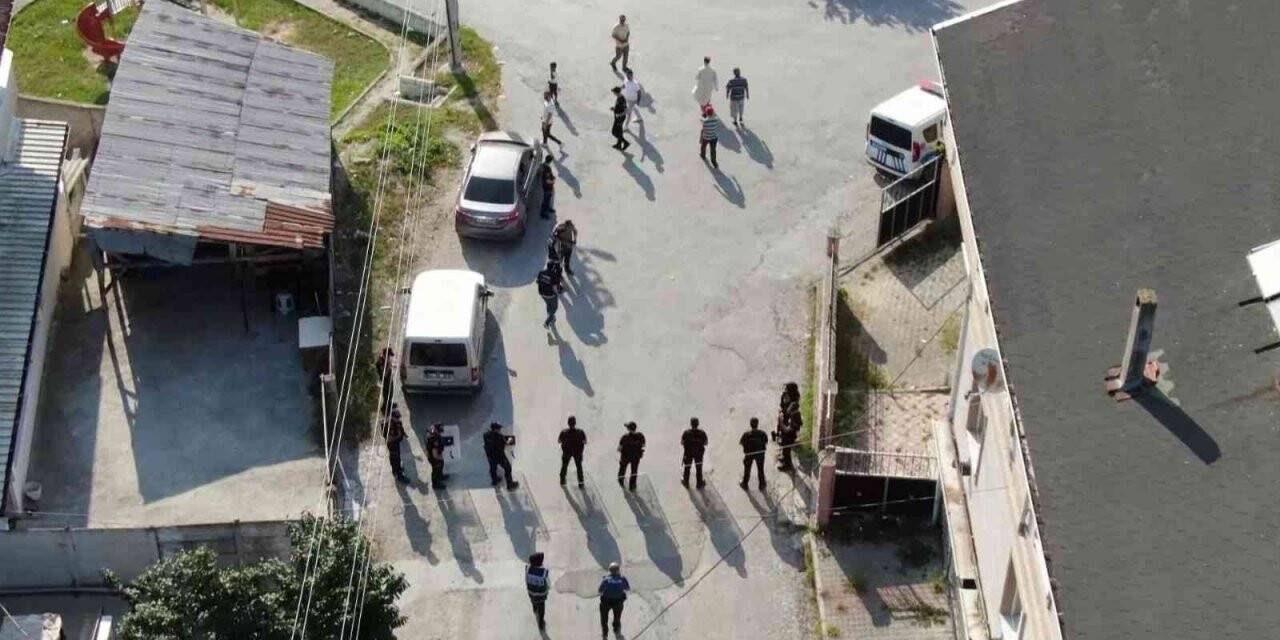 Uyuşturucu tacirleri polis dronundan kaçamadı: 4 gözaltı