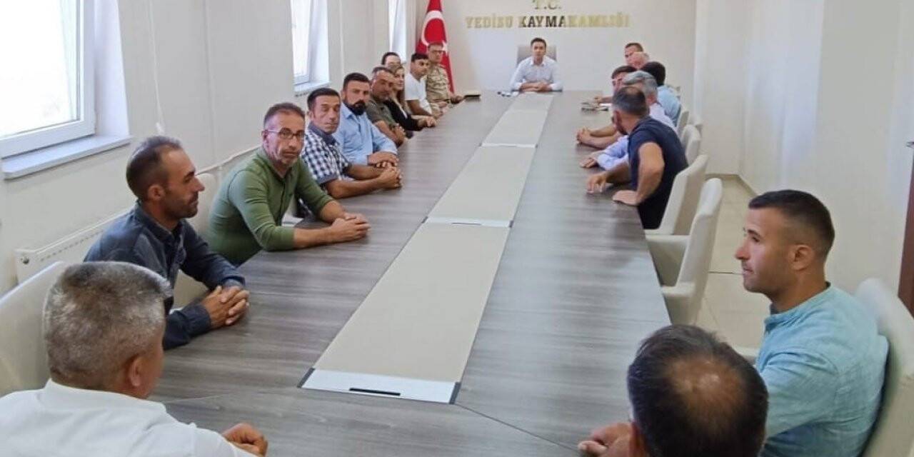 Yedisu’da KKKA toplantısı yapıldı