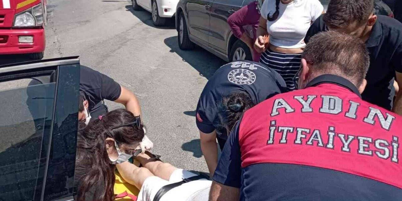 Kuşadası’nda trafik kazası: 1 yaralı