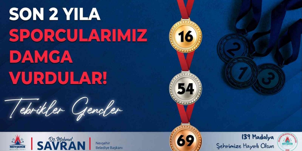 Nevşehir’de genç sporcular başarılarıyla göz kamaştırıyor