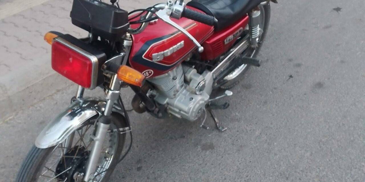 Park halindeki motosiklet çalındı