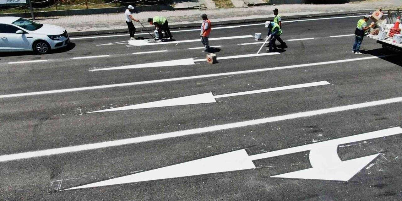 Samsun’un ana arterine 40 bin ton asfalt