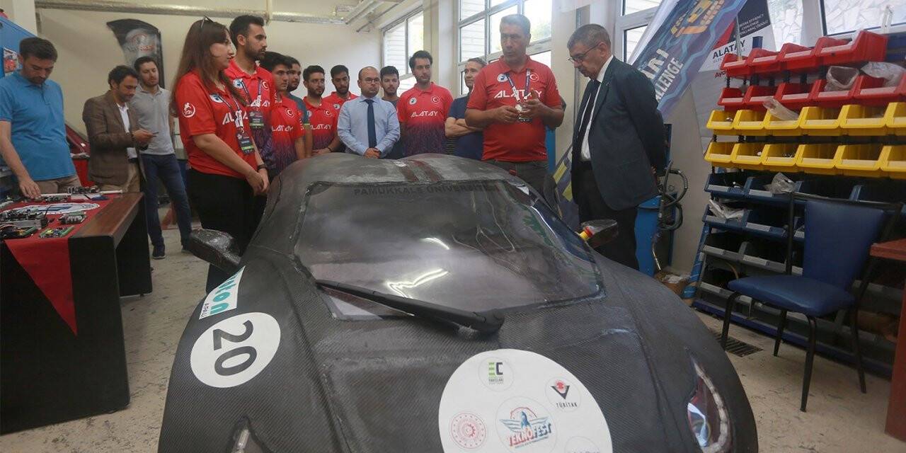 PAÜ’nün ’Alatay’ı elektrikli araç yarışlarından iki ödülle döndü