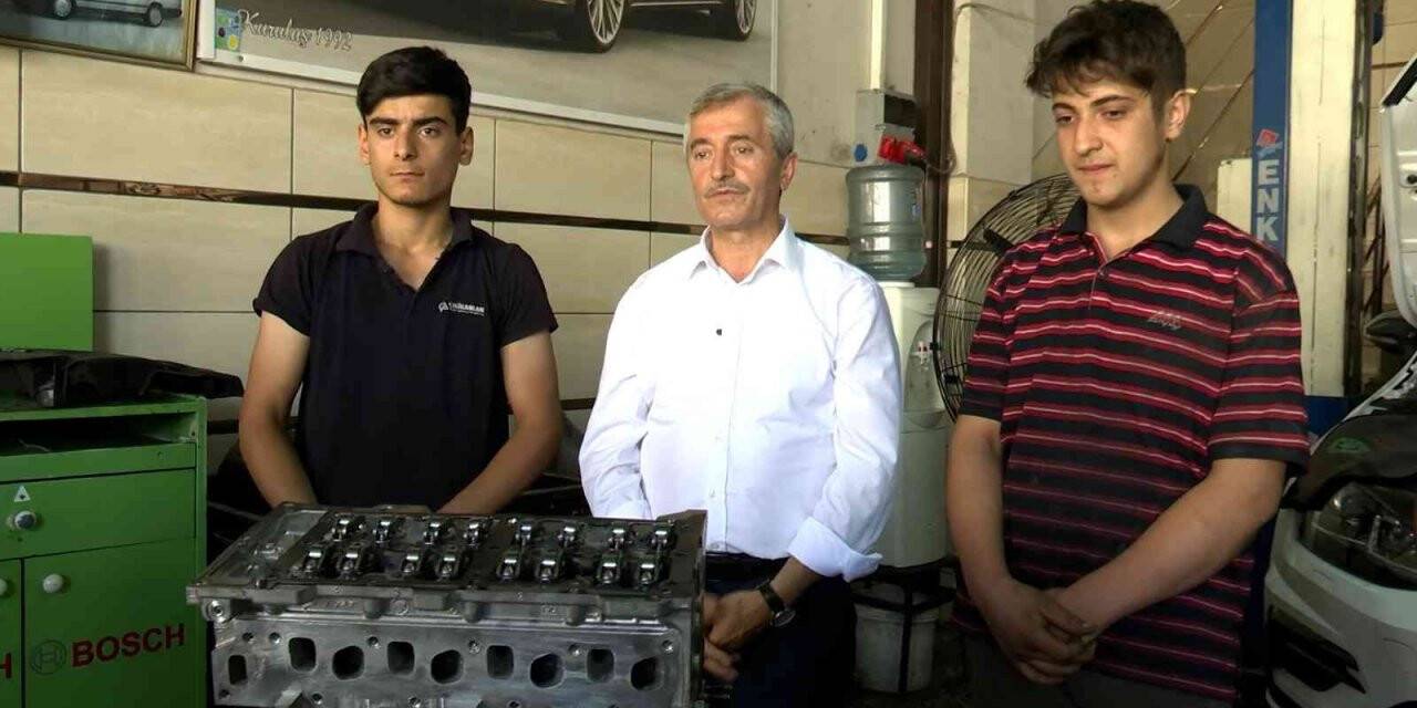 Tahmazoğlu mesleki eğitim öğrencileriyle bir araya geldi