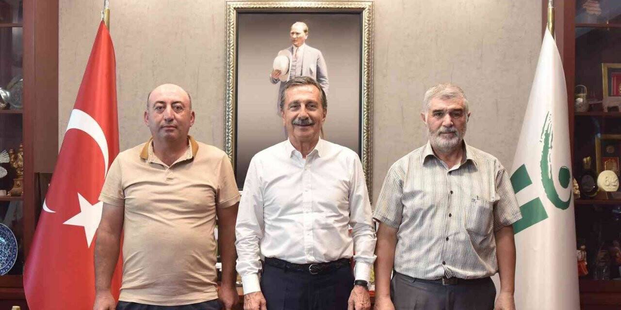 Başkan Ataç, Döğerli başkanları ağırladı