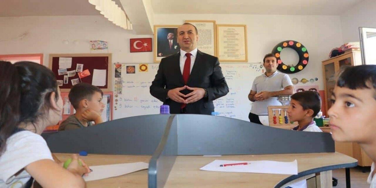 Bingöl Milli Eğitim Müdürü Halil Yücel destekleme kurslarında incelemelerde bulundu