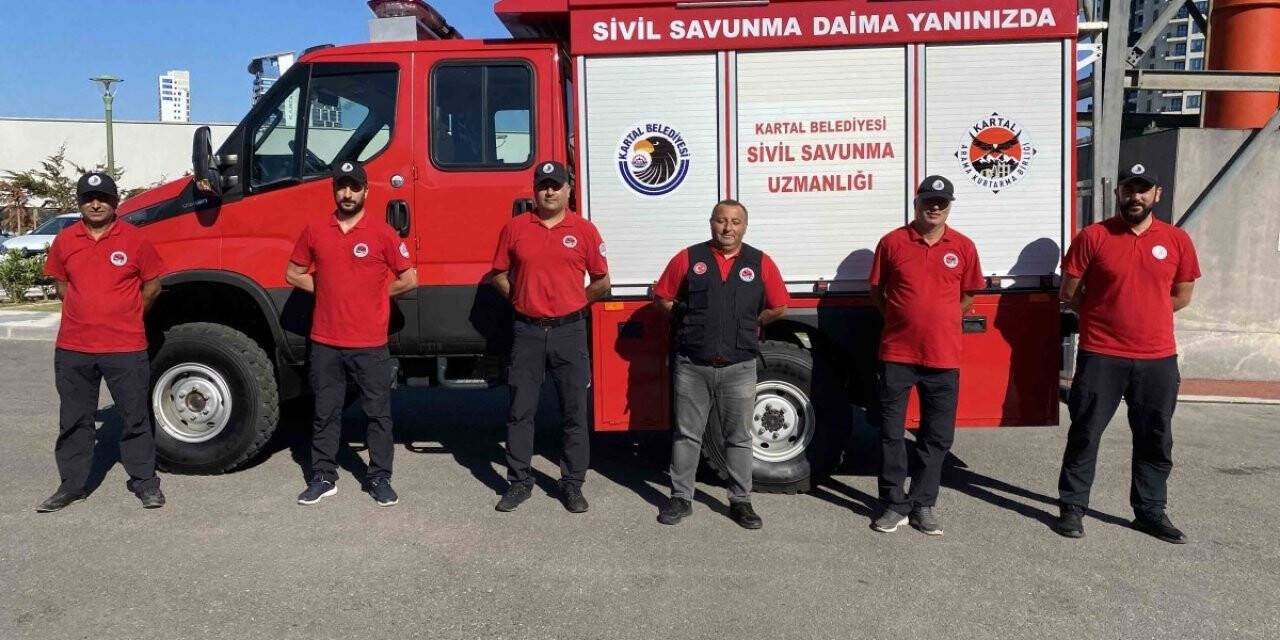 Kartal Belediyesi Arama Kurtarma Ekibi yeni araç ile daha donanımlı