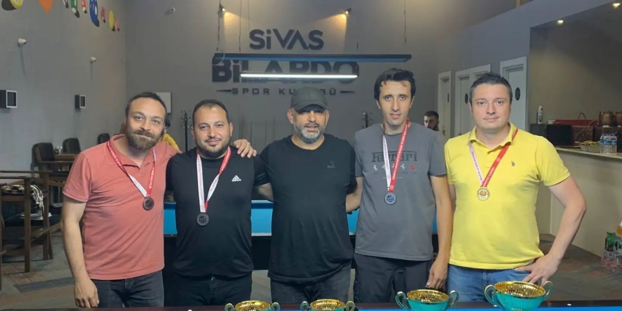 Bilardo 9 top il birinciliği sona erdi